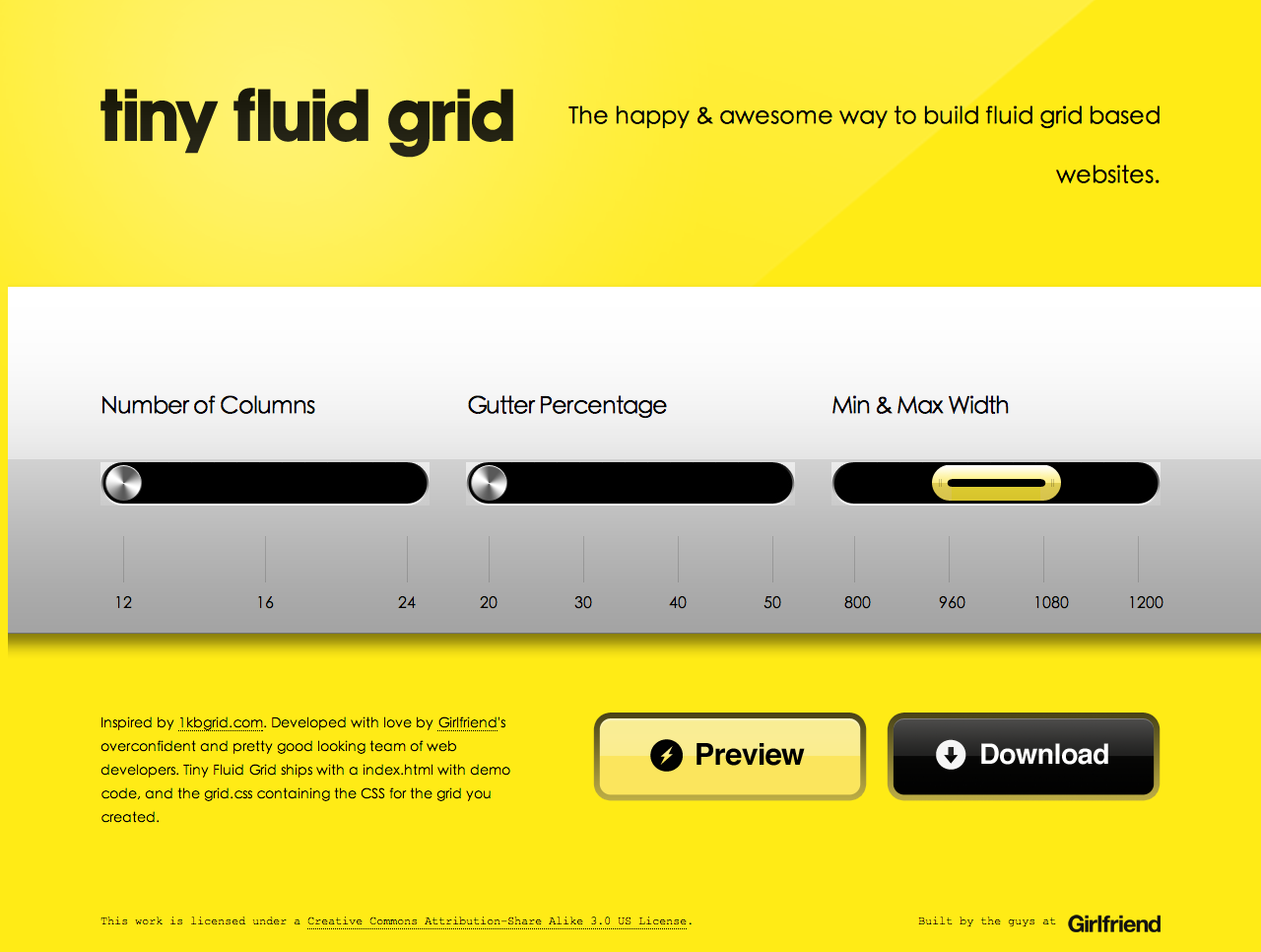 Tiny Fluid Grid